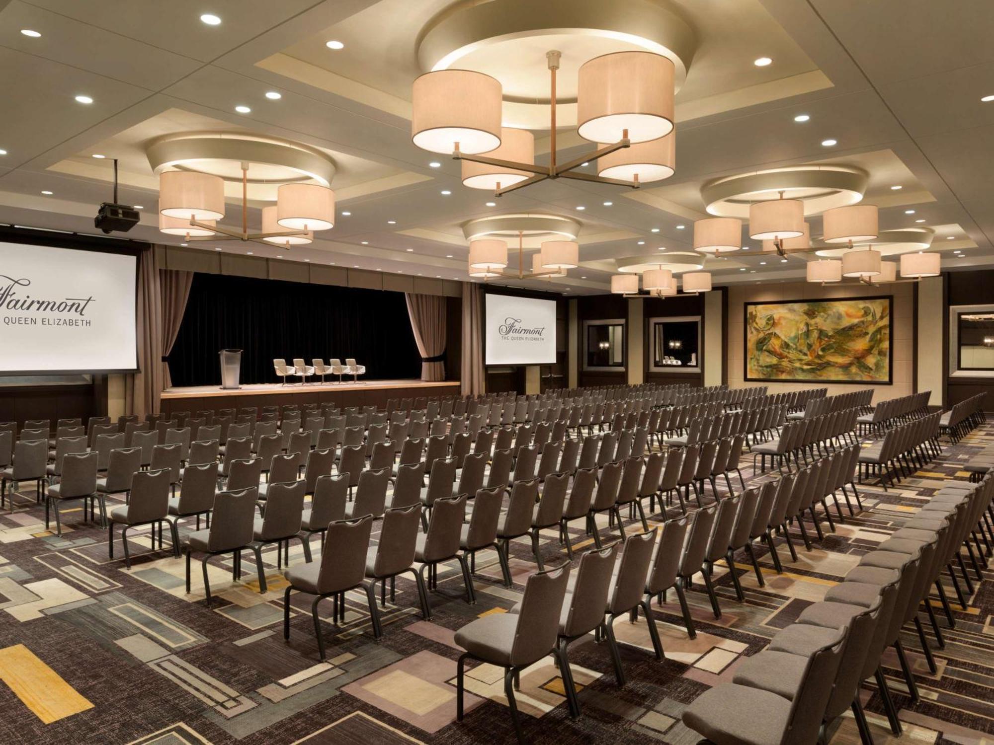 费尔蒙伊丽莎白女王酒店 蒙特利尔 外观 照片 The ballroom at the Fairmont Olympic Hotel