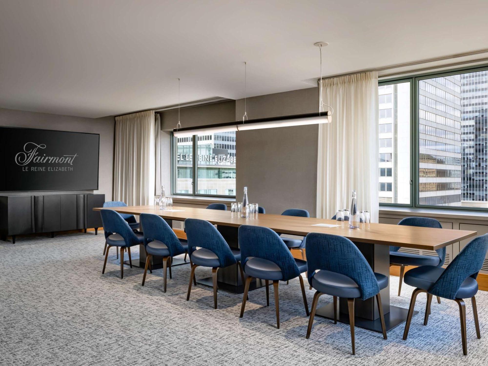 费尔蒙伊丽莎白女王酒店 蒙特利尔 外观 照片 Boardroom at Fairmont